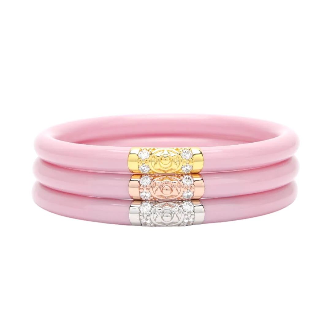 Three Kings All Weather Bangles® (AWB®) - Pink | BuDhaGirl