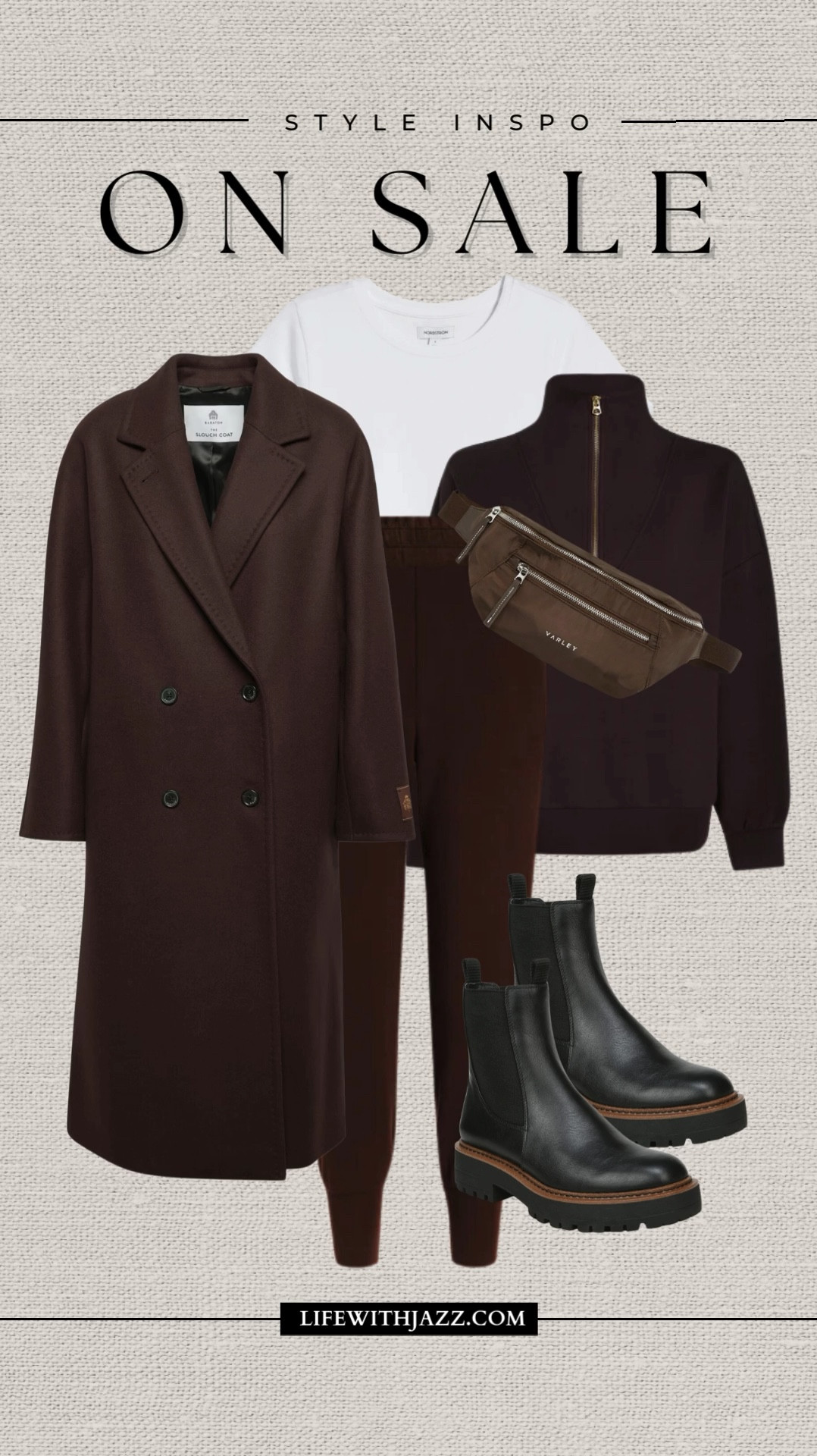 Style inspo: outfit on sale 

• aritzia brown coat 
• white tee - linked to my favorite basic tee at everlane on sale 
• matching set - linked to similar one at Abercrombie on sale 
• Sam Edelman boots - not on sale

Outfit inspo / winter outfit / casual chic style / video 

#LTKStyleTip #LTKSaleAlert #LTKCyberWeek