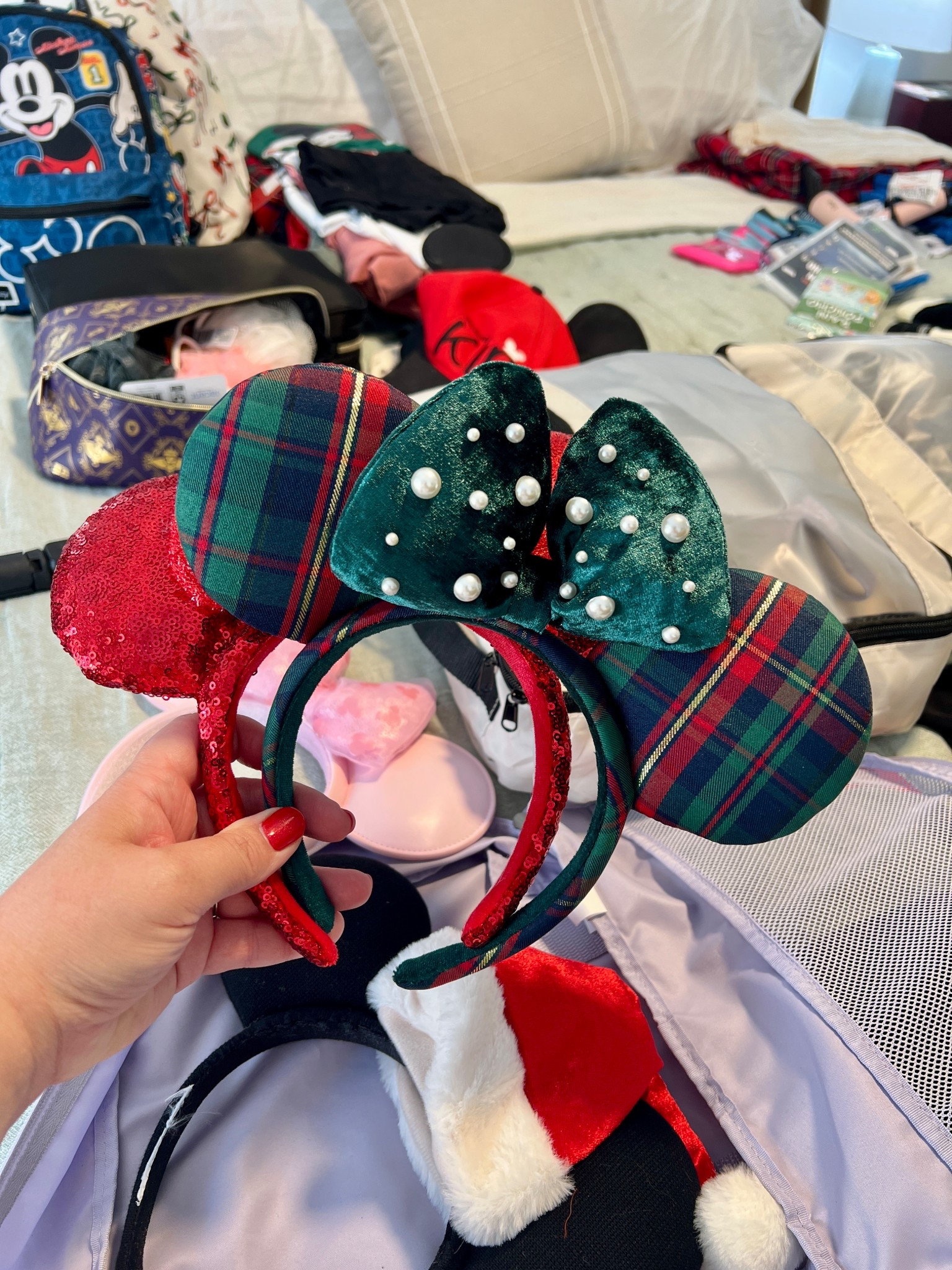 Can't wait to wear these Mickey Christmas ears to Mickeys Very Merry Christmas and Jollywood nights! It's my favorite time of year. 🎄🎅🏻🤶🏻✝️

Disney ootd. Christmas Disney world. Disney mom. 

#LTKSeasonal #LTKootd #LTKHoliday