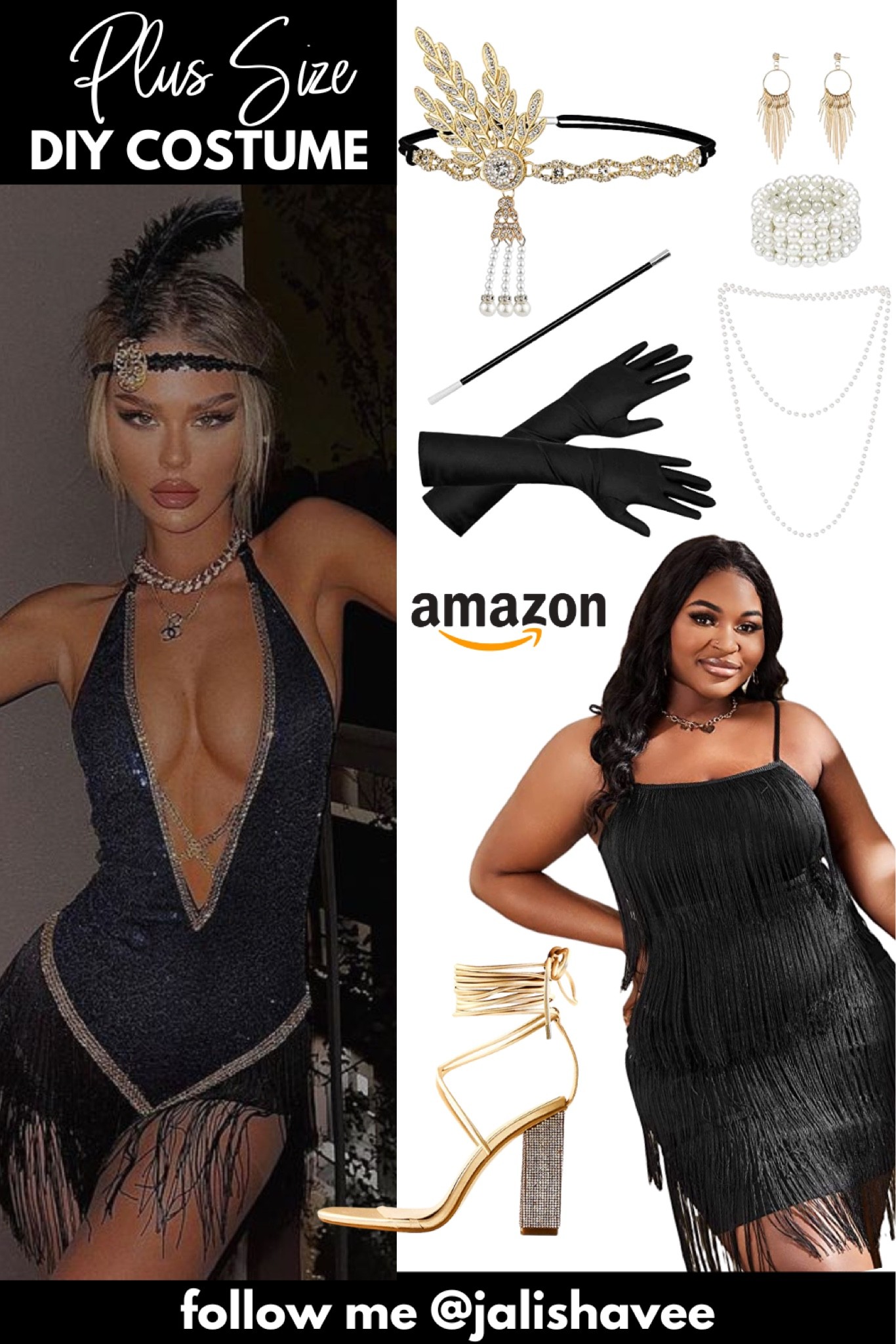 FLAPPER/ Great Gatsby/ Roaring 20s Halloween Costume

#LTKcurves #LTKHalloween