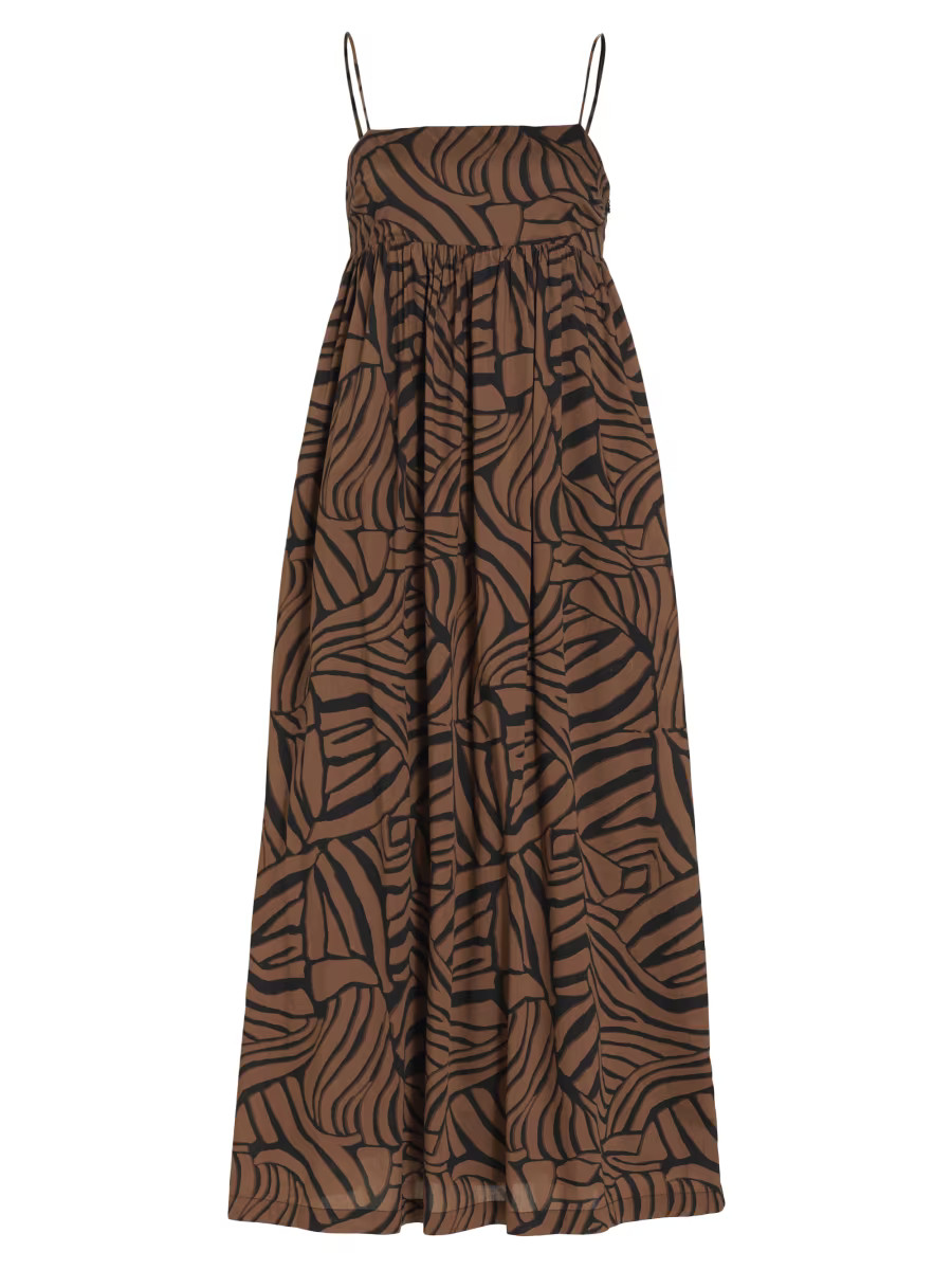 Lucille Empire-Waist Midi-Dress | Saks Fifth Avenue