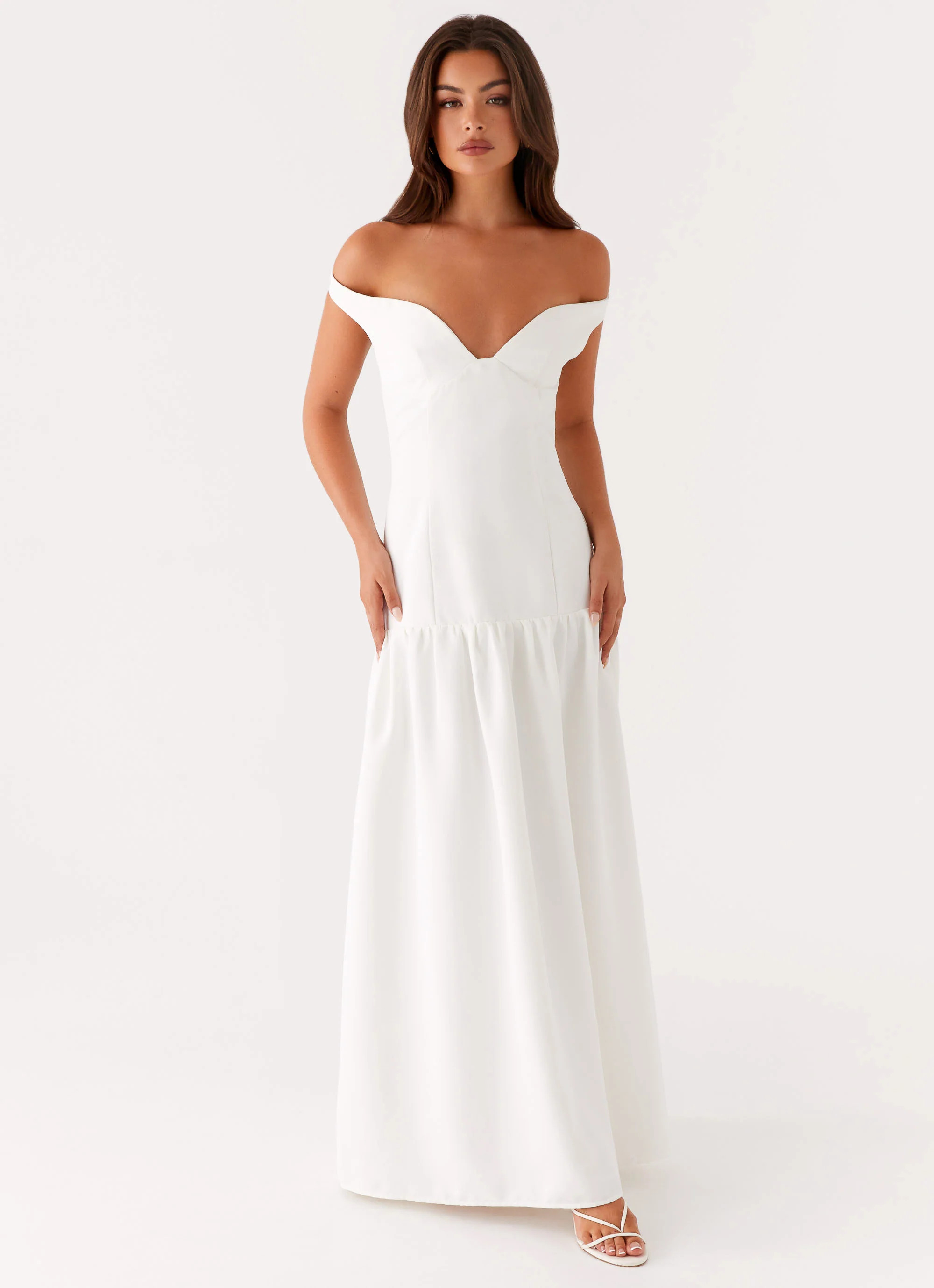 Basel Maxi Dress - White | Peppermayo (Global)