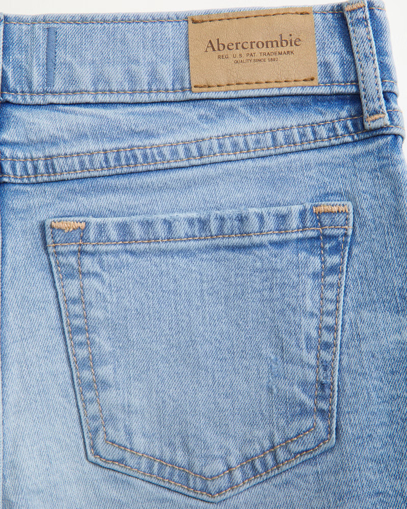 low rise midi shorts | Abercrombie & Fitch (US)