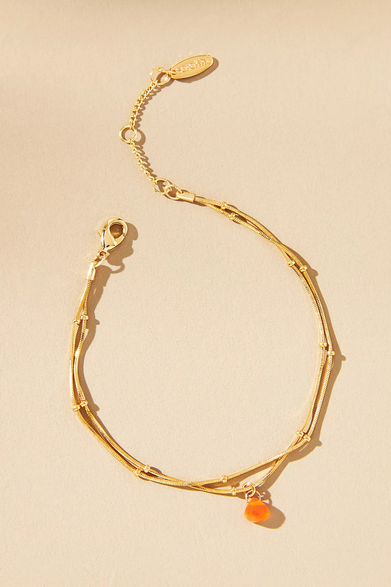 Delicate Stone Drop Bracelet | Anthropologie (US)