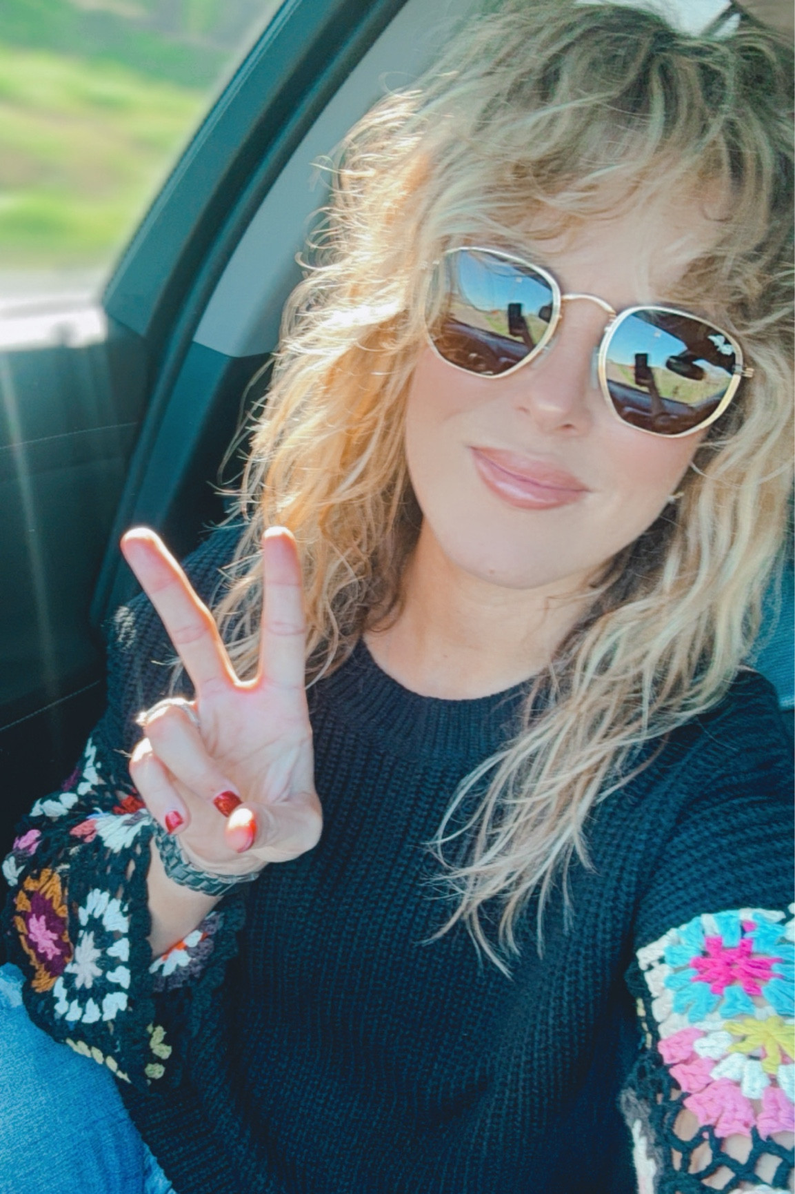 crocheted hippie sweater 😎✌🏼☮️

#LTKstyletip #LTKsalealert #LTKfindsunder50