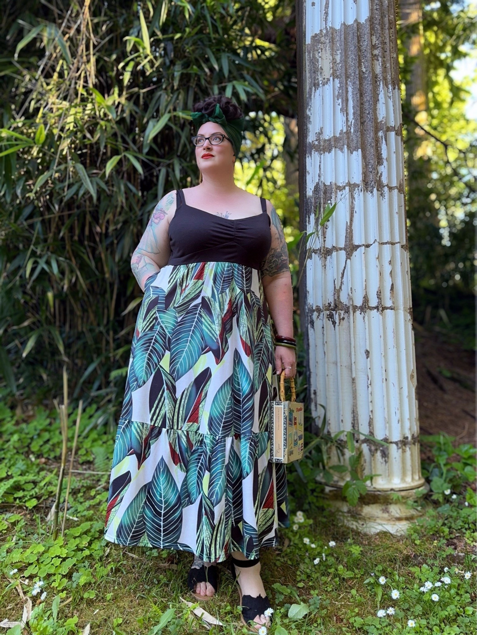 Summertime maxi dress in Palm leaves print, plus size

#LTKFindsUnder50 #LTKPlusSize #LTKSeasonal
