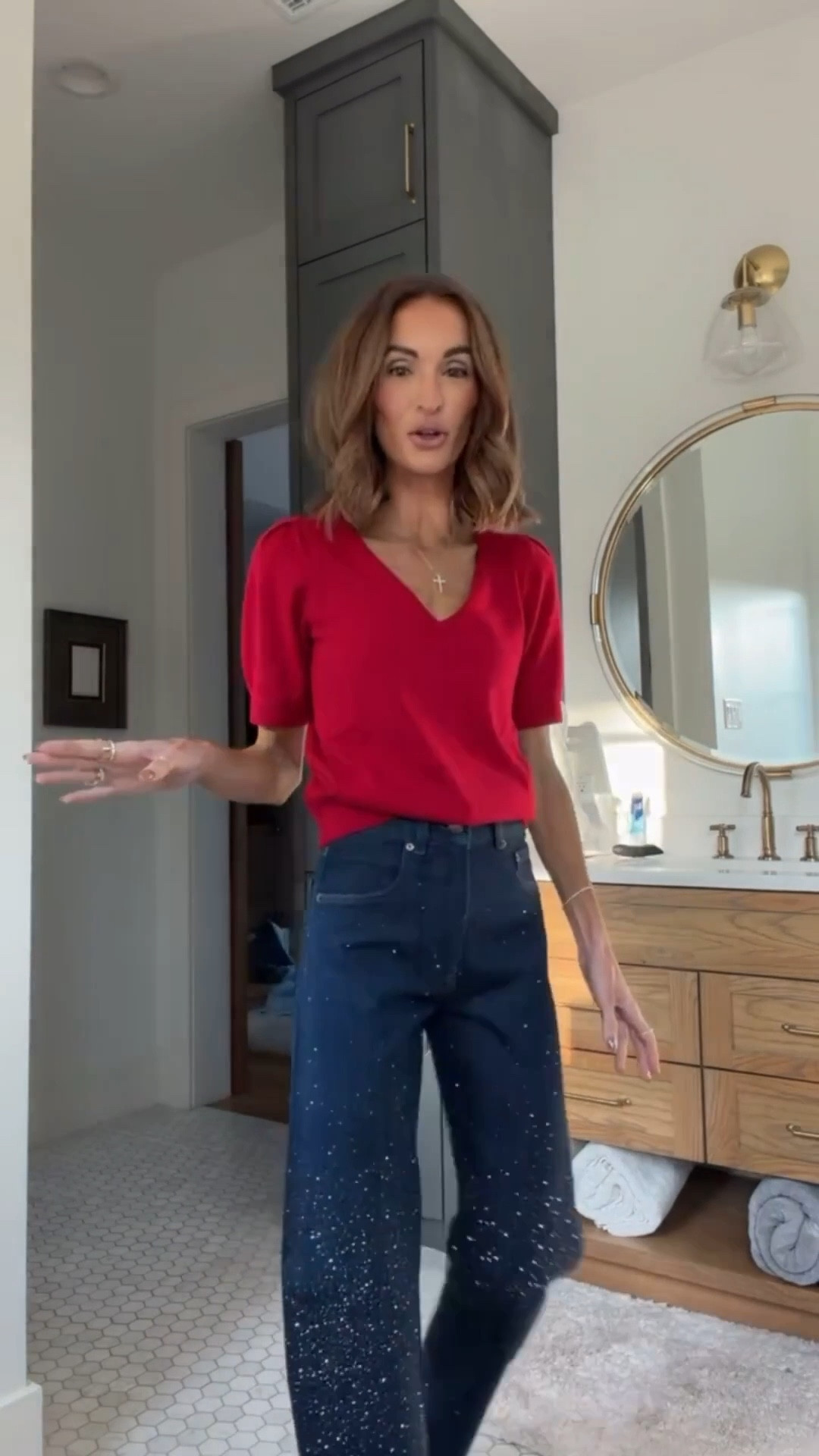 this cahsmere + amazing denim form madewell 😍😍 obsessed! 

#LTKHoliday #LTKootd