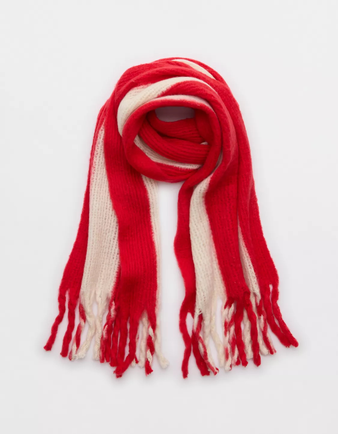 Aerie Fuzzy Knit Scarf | Aerie
