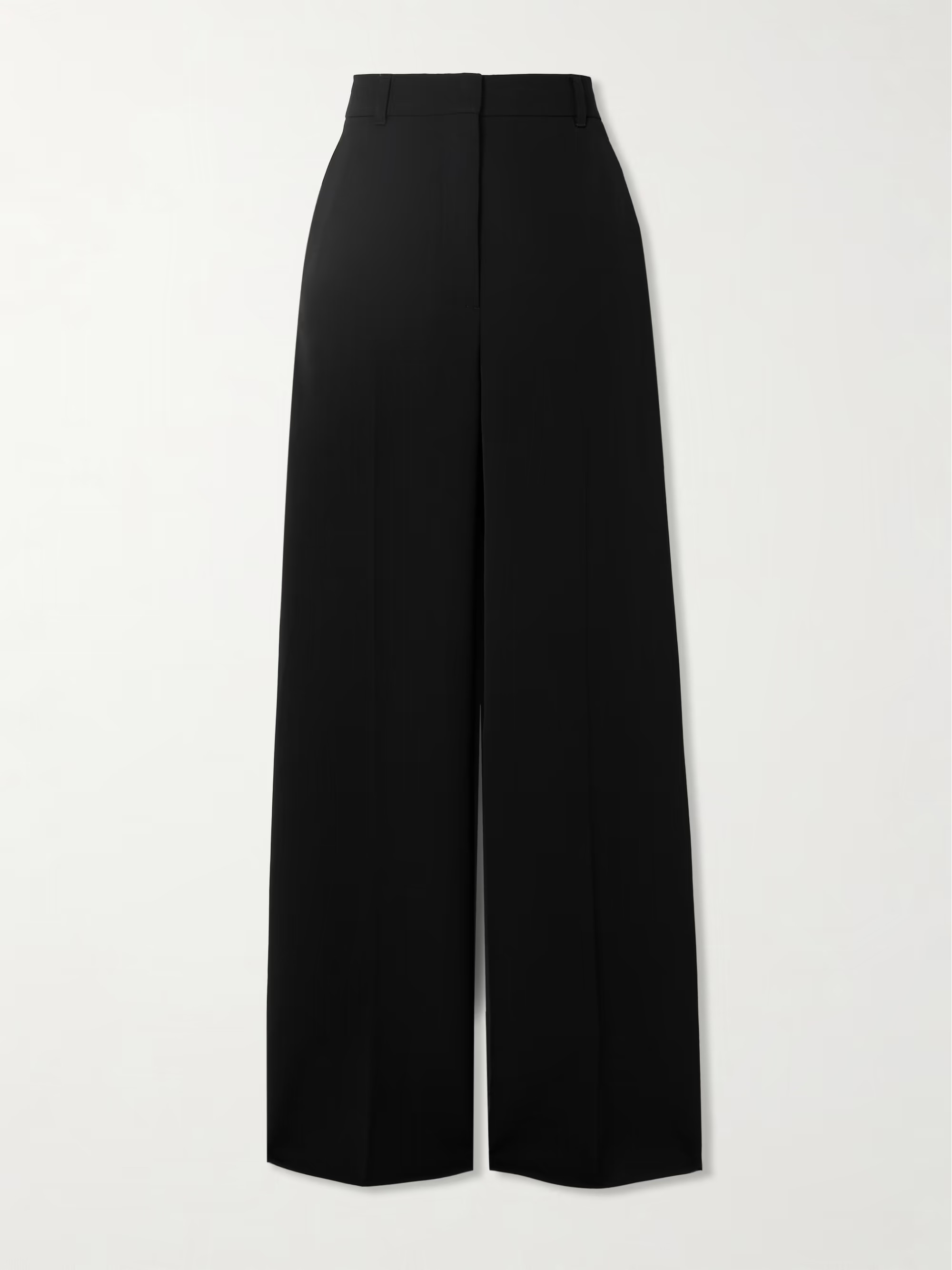 Pleated wool-blend twill wide-leg pants | NET-A-PORTER (UK & EU)