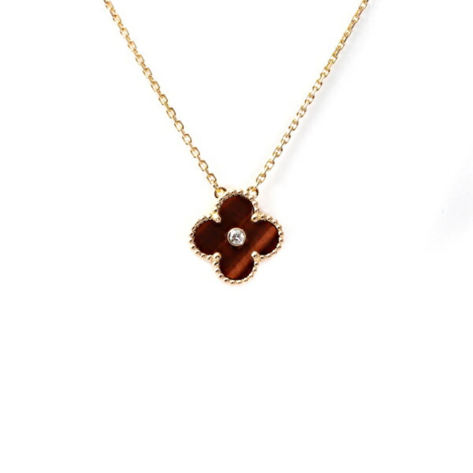 Pre-Owned Van Cleef & Arpels Van Cleef Arpels 2017 Holiday Limited Vintage Alhambra K18PG Pink Go... | Walmart (US)