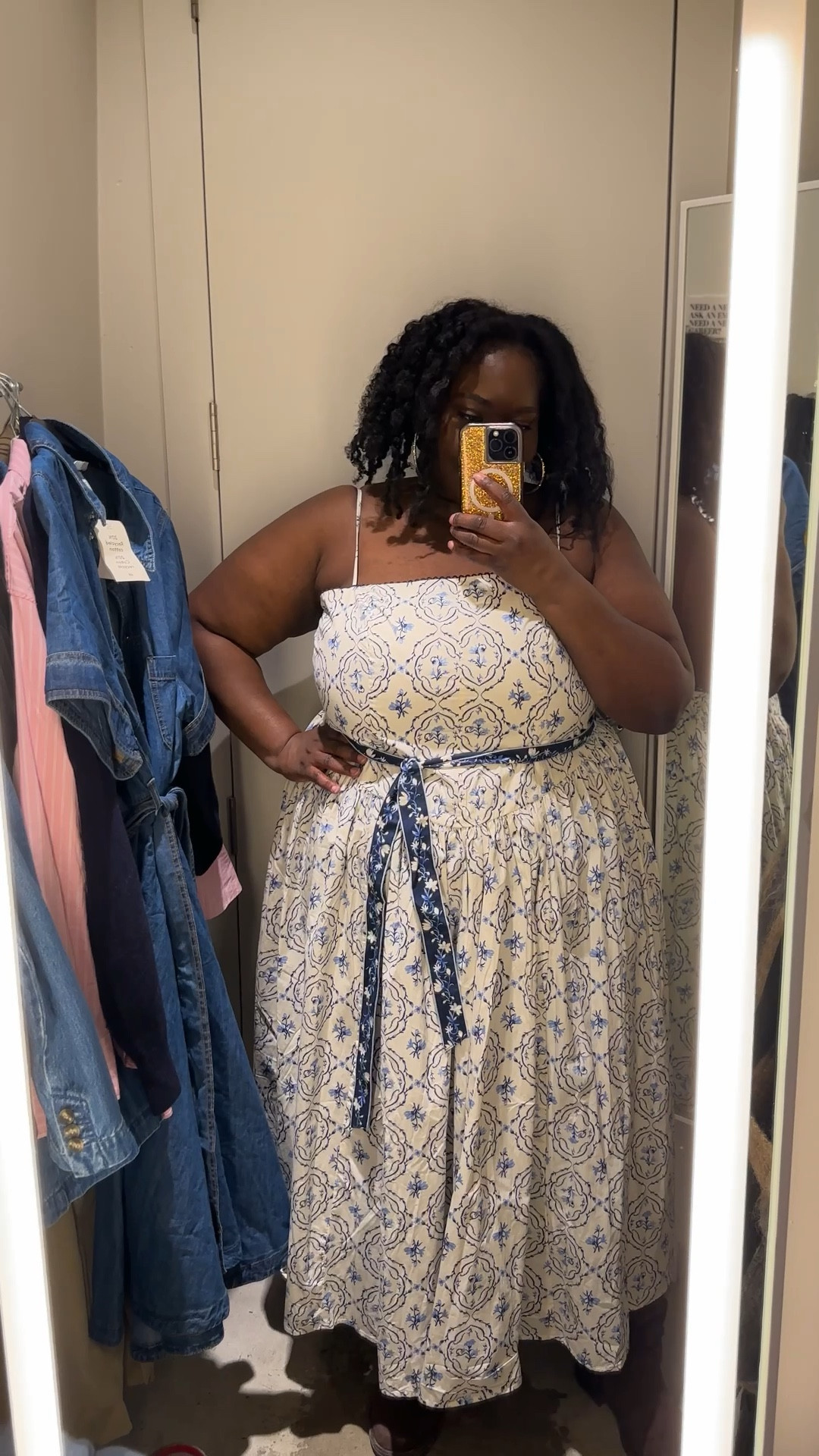 Tried on this floral spring dress from @oldnavy 

#LTKPlusSize #LTKOver40 #LTKMidsize