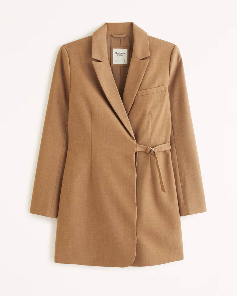 Side-Tie Blazer Mini Dress | Abercrombie & Fitch (US)