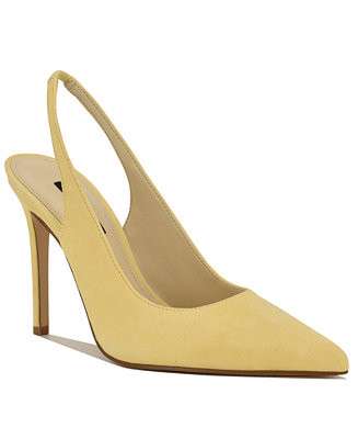 Women's Feather Slingback Stiletto Pumps | Macy's