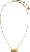 Versace Goldtone Logo Pendant Necklace | Saks Fifth Avenue
