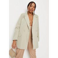 Plus Size Green Oversized Boyfriend Blazer | Missguided (US & CA)