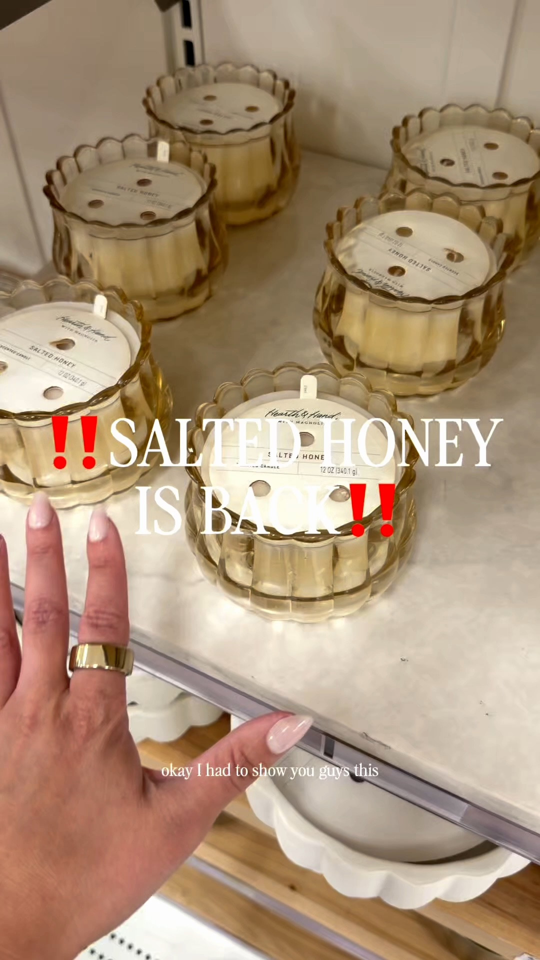If you followed me this year you’ll remember that Salted Homey from the Hearth & Hand fall collection had me in a CHOKEHOLD all season long! I was SO excited to see it back this year! Say NEED & I’ll send ya the 🔗 to preview the Hearth & Hand Fall collection dropping this Sunday 7/26!

Be sure to follow me on the LTK app for all my links, daily finds, new arrivals, and everything I’m loving lately!👉🏼 https://www.shopltk.com/explore/tarjaymaxx

#targetfinds #targethaul #targetmusthaves target fashion, target must haves, target love, target lover, target finds, target haul, target must haves #targetstyle #targetdeals fall is coming , fall scents , salted honey candles at target , hearth and hand at target

#LTKHome #LTKSeasonal