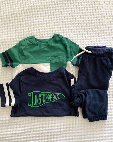 Just grabbed some cute spring basics for Shepherd. Cotton tshirts under $10! 

Toddler boy clothes. Toddler sweatpants. Toddler graphic tee. Toddler clothes under $10. Neutral toddler boy clothes 

#LTKkids #LTKsalealert #LTKfamily