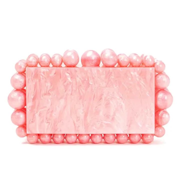 Pink Acrylic Bubble Clutch | Sea Marie Designs
