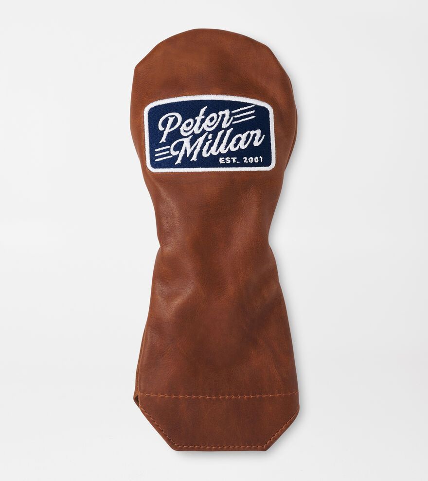 Vintage Patch Fairway Wood Distressed Leather Headcover | Peter Millar