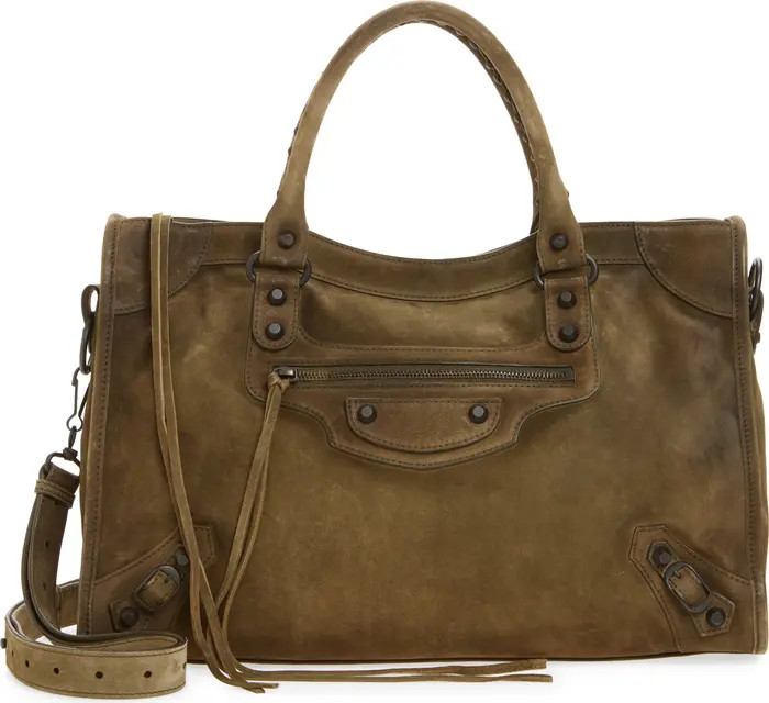 Medium Le City Suede Satchel | Nordstrom