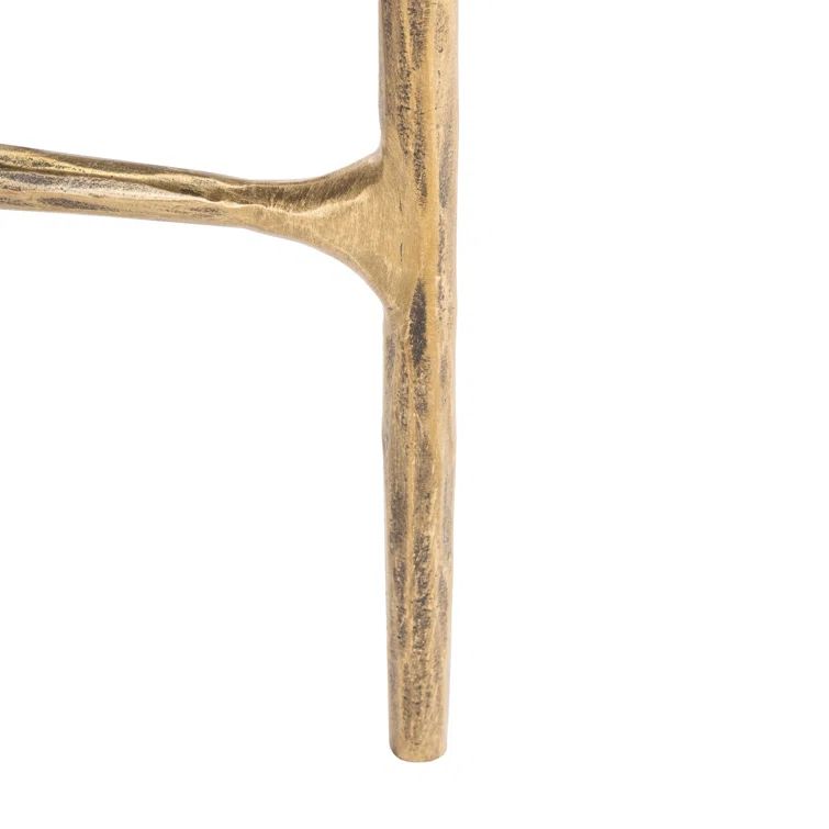 Payeur 24'' Tall Glass Cross Legs End Table | Wayfair North America