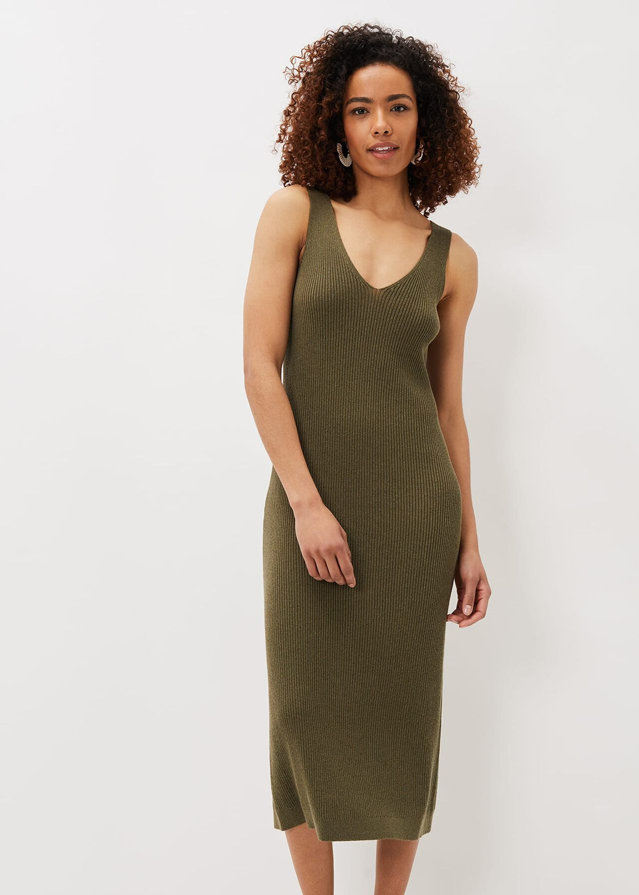 Lindan Ribbed Knit Midi Dress | Phase Eight (UK)