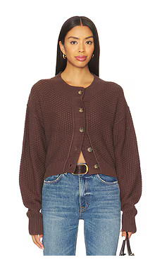 Free People Lila Cardi in Potting Soil from Revolve.com | Revolve Clothing (Global)