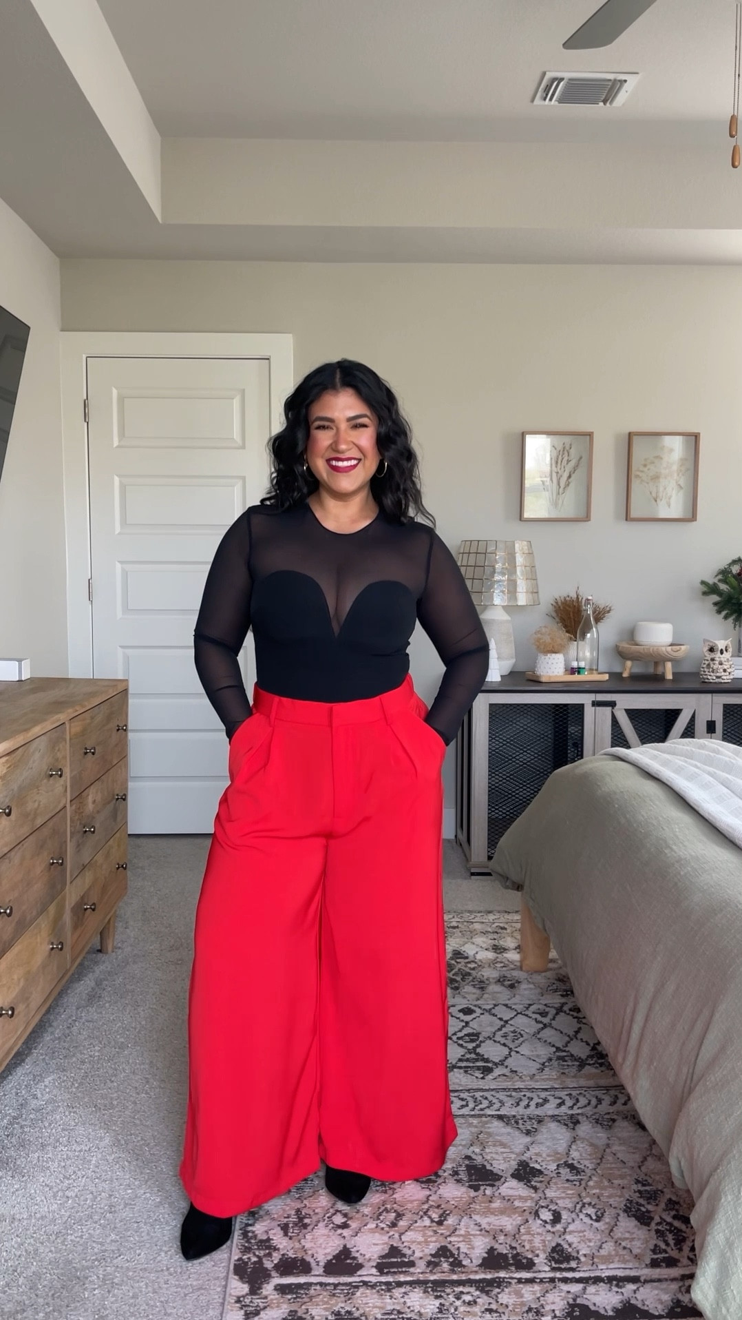 I’m 5’1”, size 10-12, large // BODYSUIT: true to size, wearing a large. This fits similar to shapewear and has a built-in bra. // PANTS: true size, wearing a large in the short length. // BOOTS: true to size // also linking my favorite nip covers I’m wearing, earrings, and lounge pants from the beginning (size up, wearing an XL). #LTKParties 

#LTKHoliday #LTKMidsize