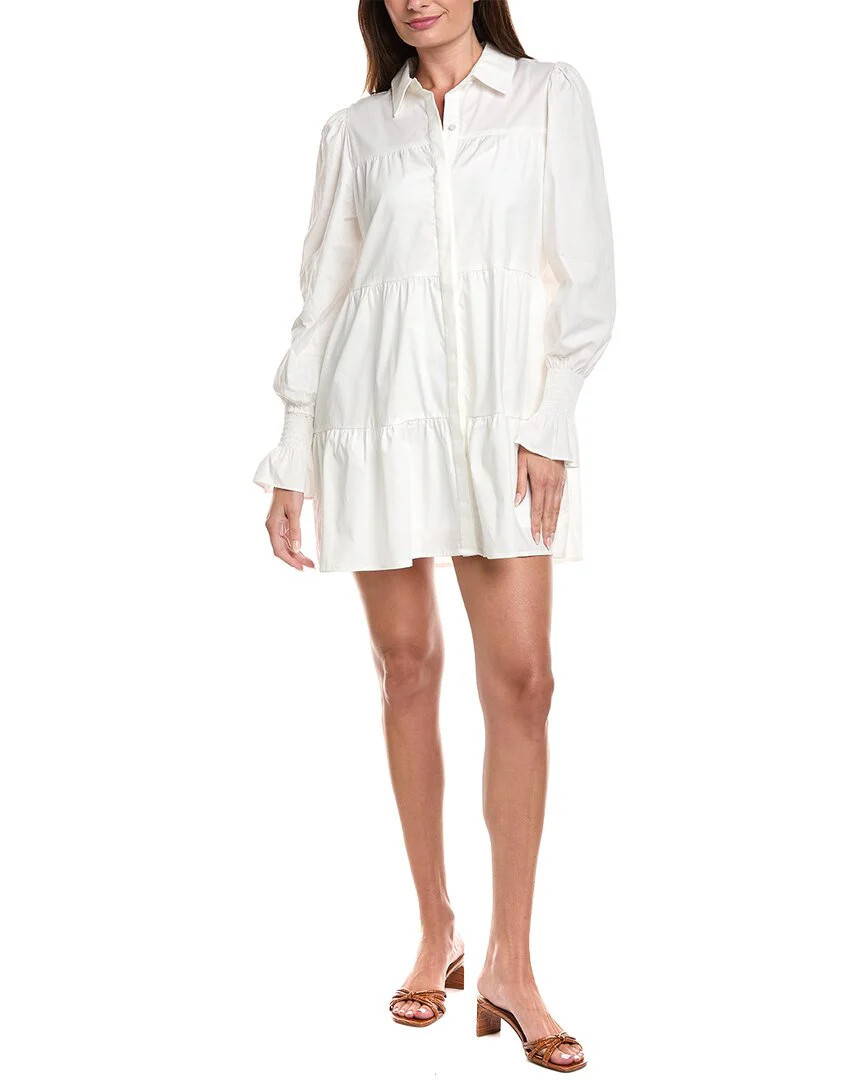 Wayf Tiered Shirtdress | Shop Simon