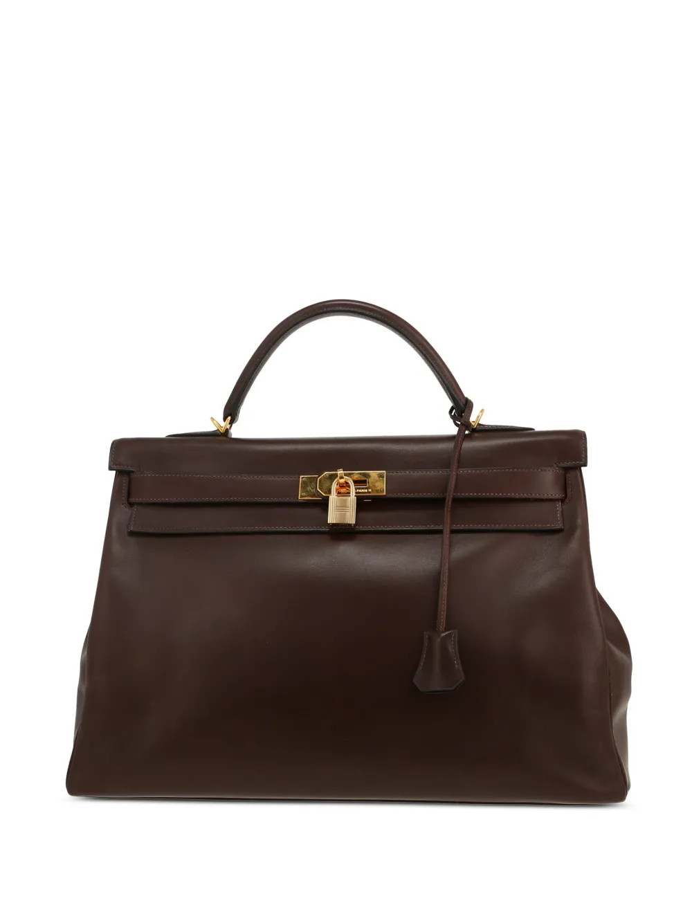Kelly Box leather handbag | Farfetch Global