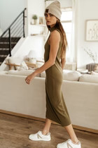 Vero Moda Gracie Bodycon Dress in Olive | Böhme US