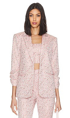 Cinq a Sept Khloe Jacquard Blazer in Pale Rose Multi from Revolve.com | Revolve Clothing (Global)