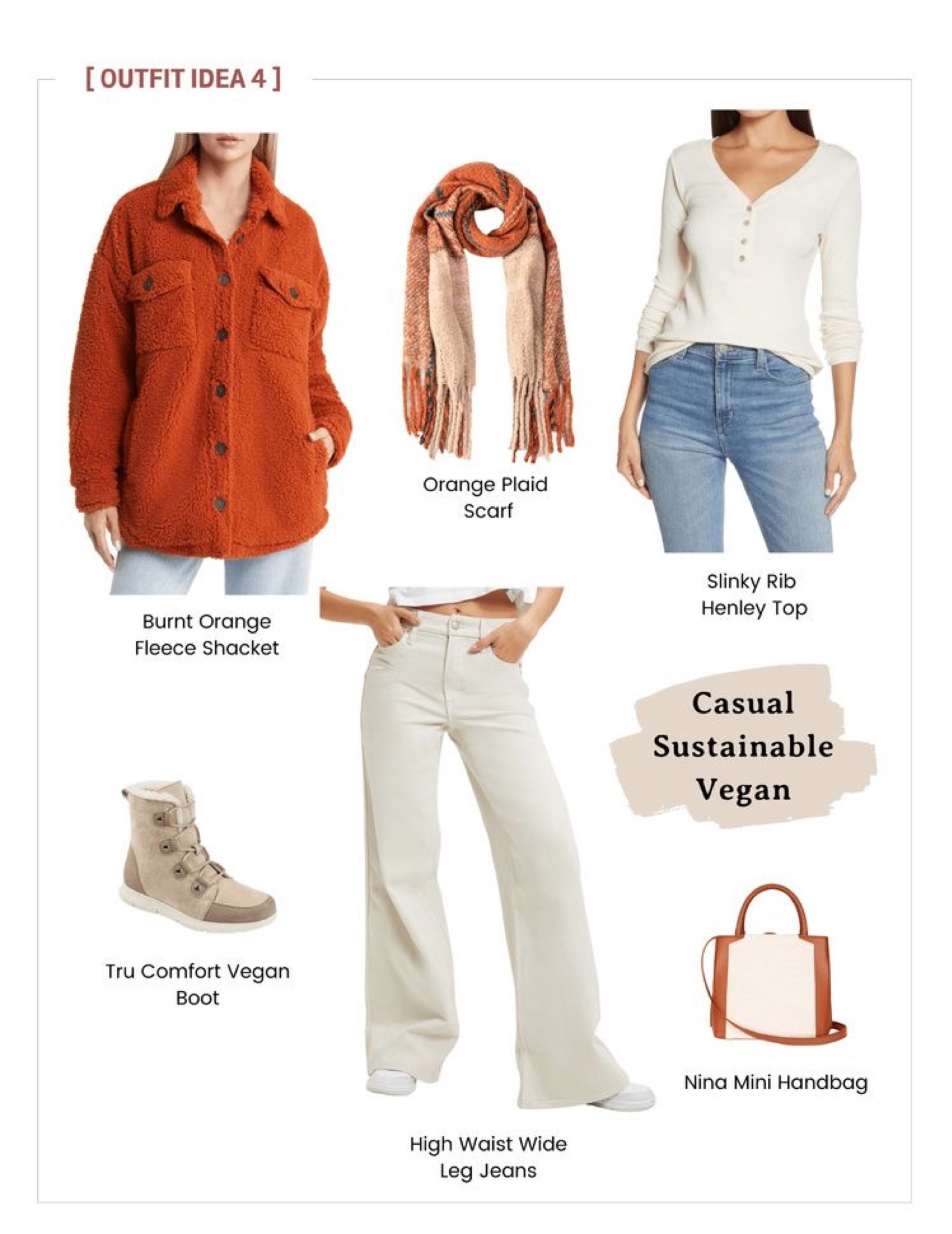 Burnt orange fleece shacket idea 

#LTKSeasonal #LTKstyletip