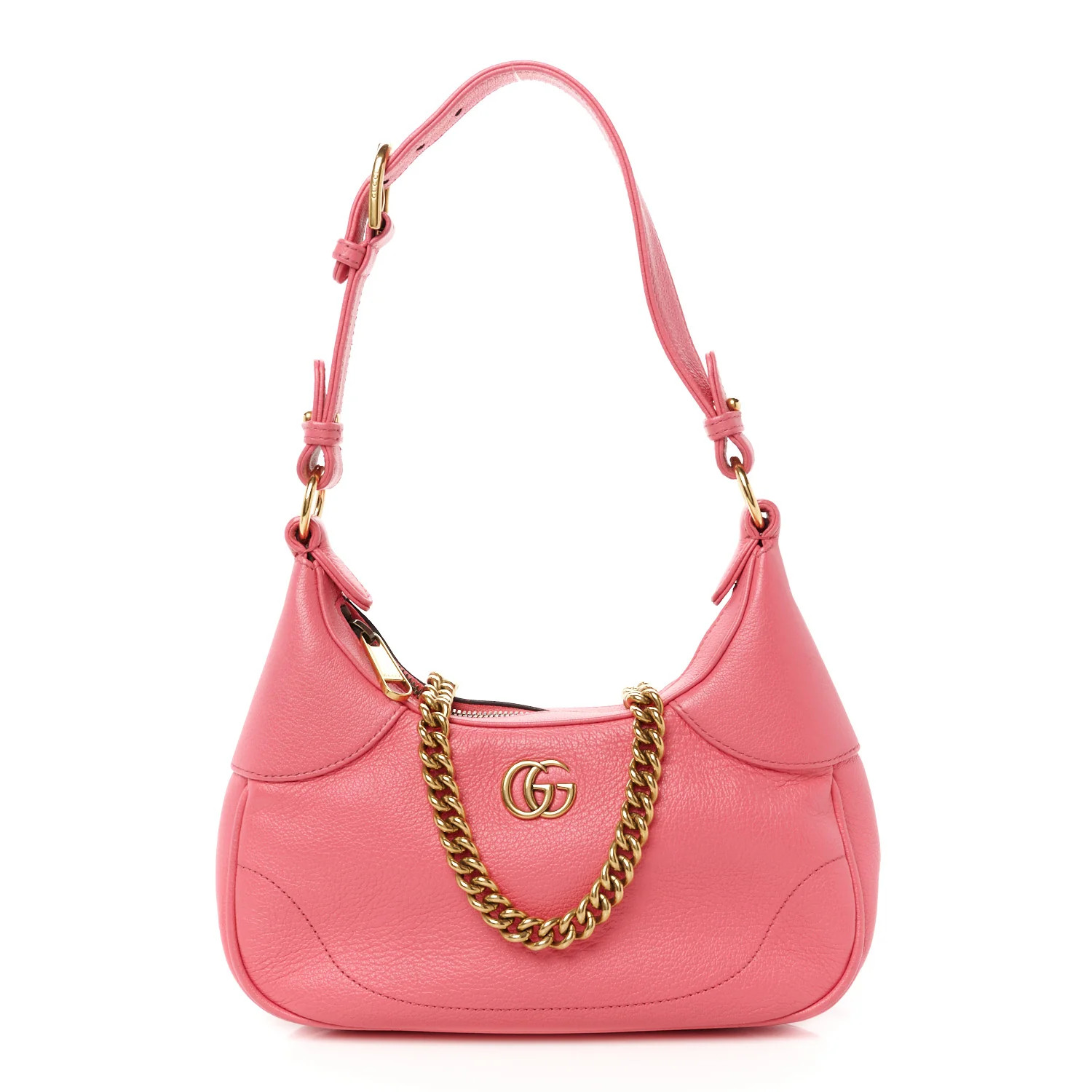 Goatskin Small Aphrodite Shoulder Bag Rhodamine Pink | FASHIONPHILE (US)