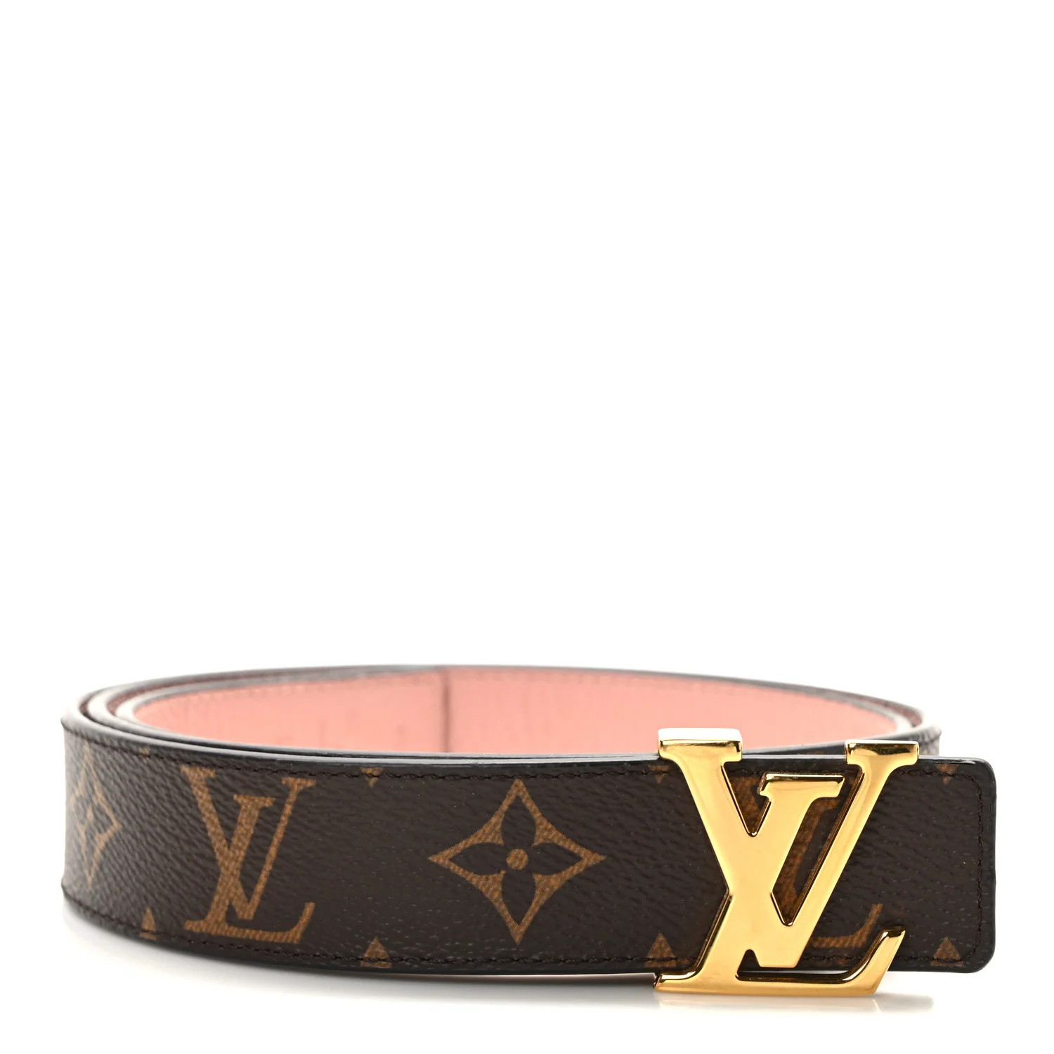 Calfskin Monogram 30mm LV Initiales Reversible Belt 90 36 Rose Ballerine | FASHIONPHILE (US)