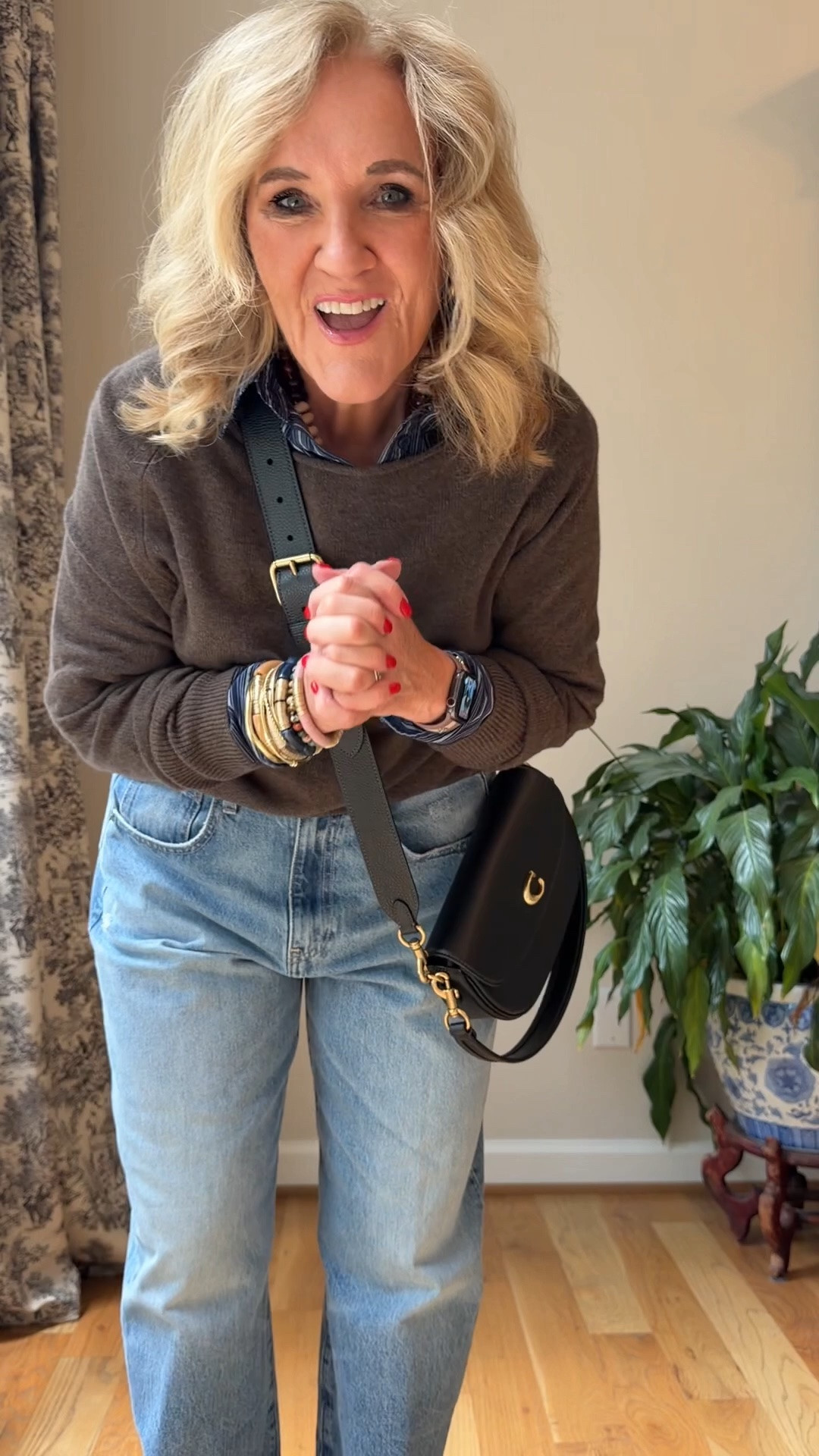 Barrel jeans are a premium denim size 29. I love this style. They’re super relaxed, but I’ll link two other pair that are not as expensive.
Cashmere sweater size medium
Striped blouse size small petite

Fall travel

#LTKSaleAlert #LTKOver40 #LTKootd