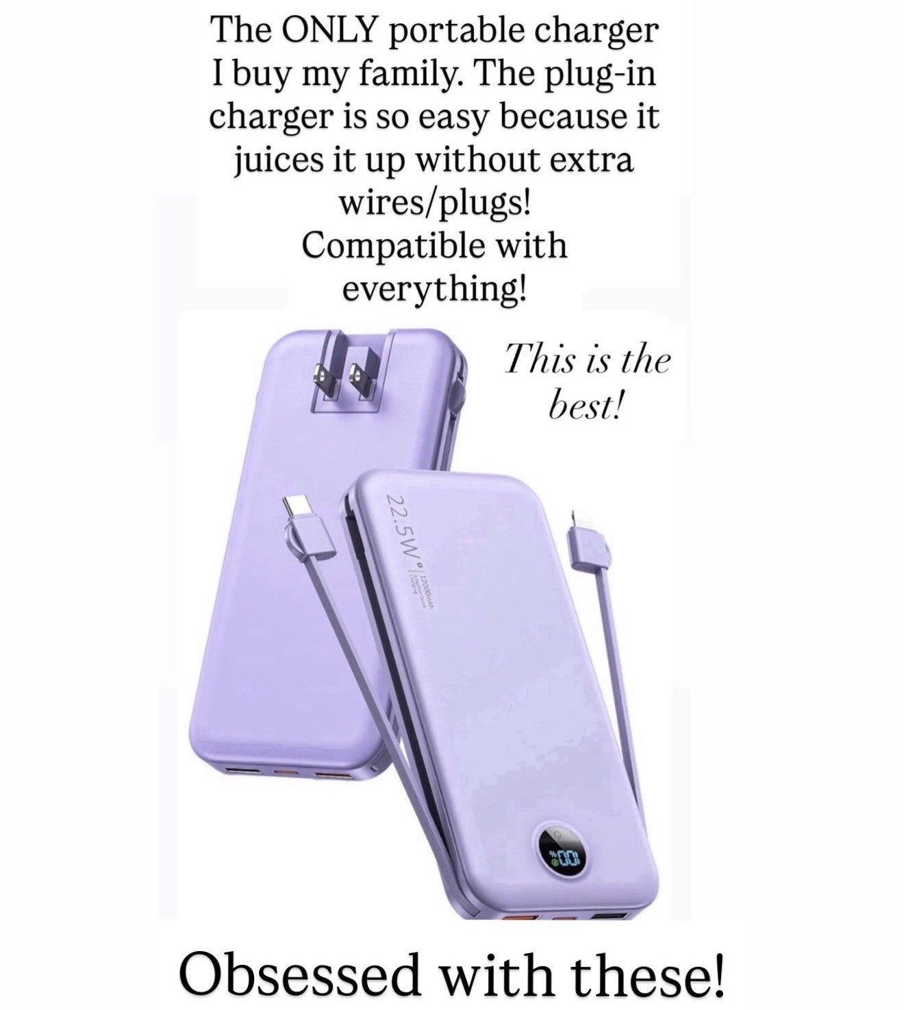 Best portable charger ever 

#LTKdayinmylife