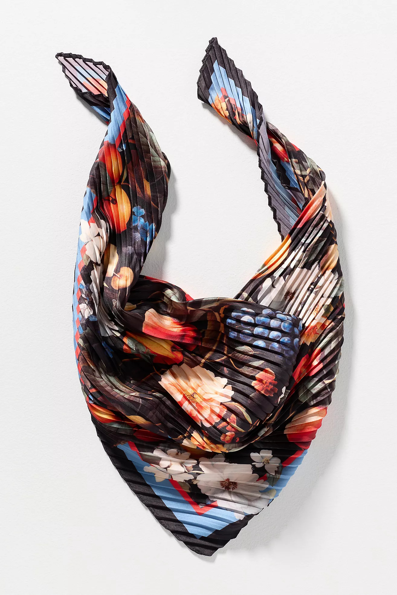 Pleated Floral Hair Scarf | Anthropologie (US)