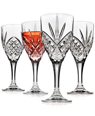 Godinger Dublin Acrylic Set of 4 Goblets & Reviews - Glassware & Drinkware - Dining - Macy's | Macys (US)