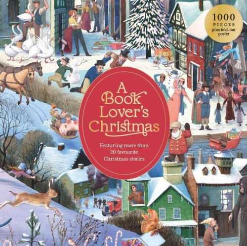 A Book Lover's Christmas 1000 Piece Puzzle: A 1000-piece jigsaw puzzle | Barnes & Noble
