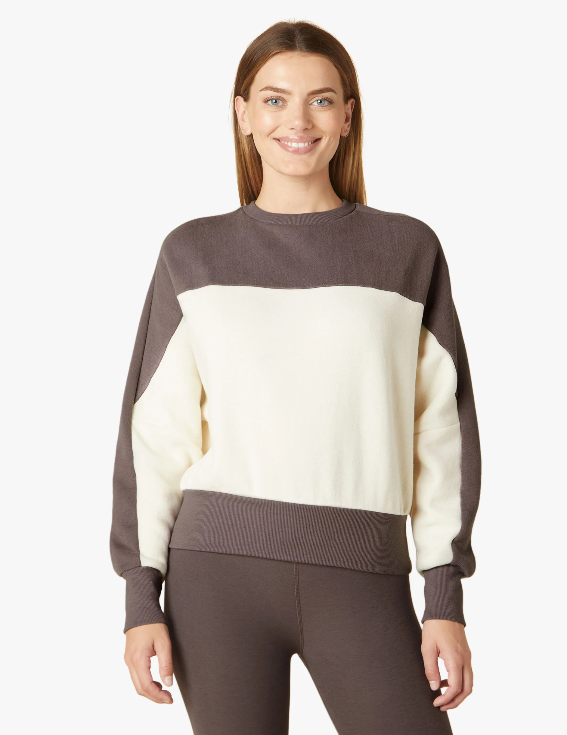 Line It Up Sweatshirt | Beyond Yoga | Beyond Yoga