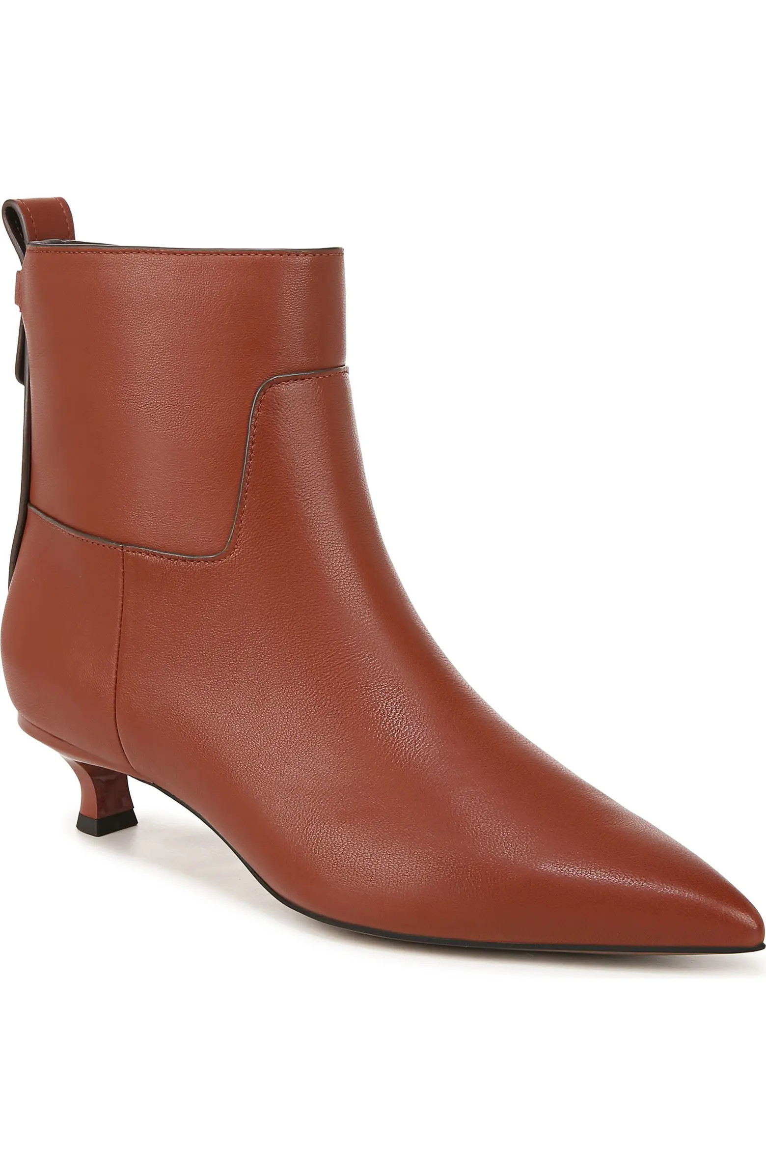 SARTO by Franco Sarto Mala Pointed Toe Kitten Heel Bootie (Women) | Nordstrom | Nordstrom