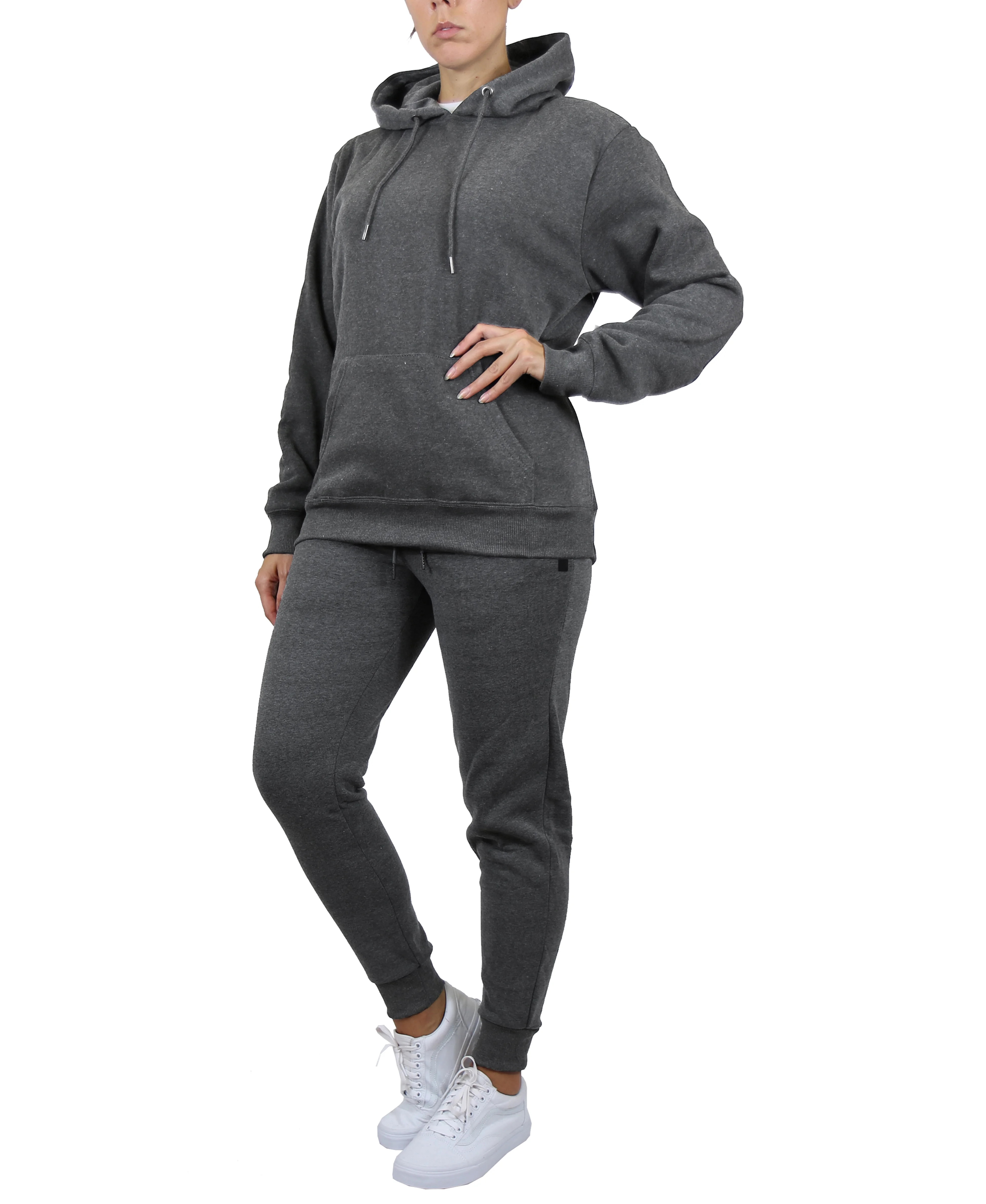 Womens Fleece Lined Pullover Hoodie And Jogger Set (S-3XL) | Walmart (US)