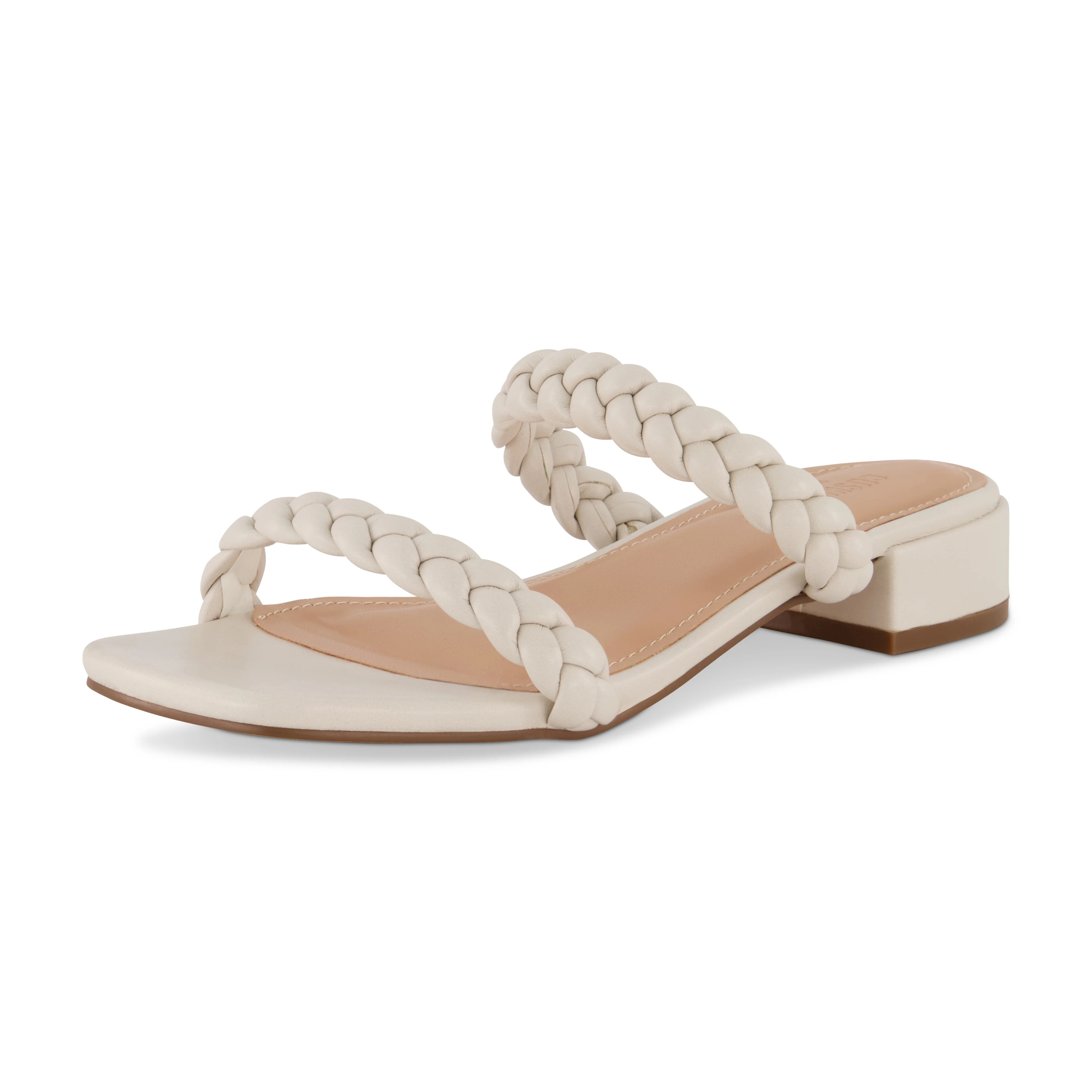 CUSHIONAIRE Women's Neptune Braided Low Block Heel Sandal +Memory Foam | Walmart (US)
