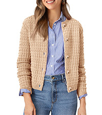 PRETTYGARDEN Women's Knit Cardigan Sweaters Casual Long Sleeve Open Front Button Down Trendy Jack... | Amazon (US)