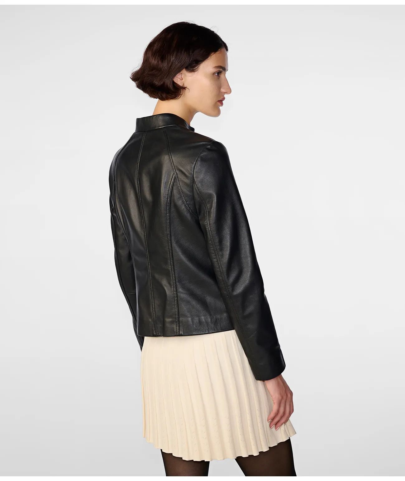 Meg Leather Scuba Jacket | Wilsons Leather