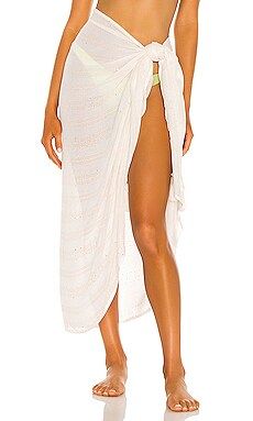 L*SPACE Calista Sarong in Cream from Revolve.com | Revolve Clothing (Global)