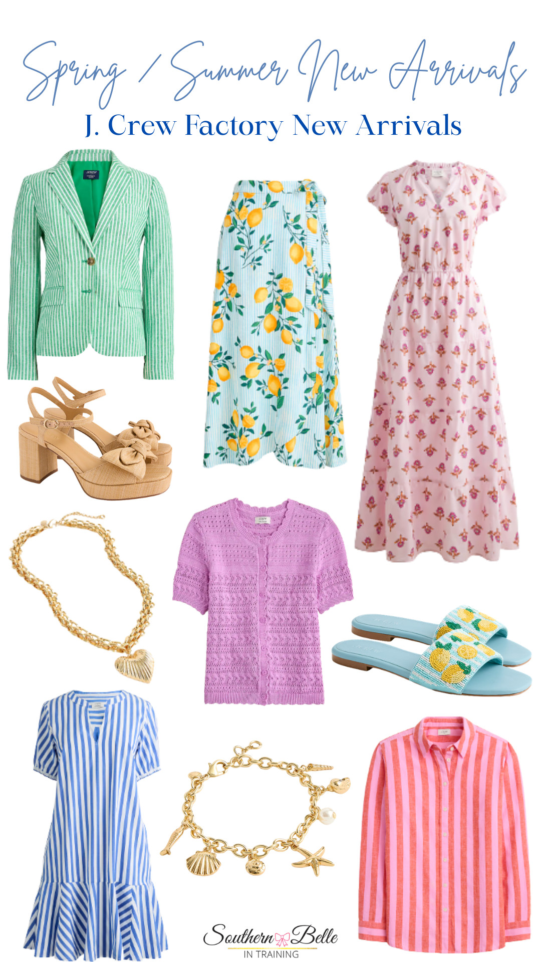 Spring Style || Spring Outfits || Spring Dress || Spring Dresses || Spring 2026 Outfits || J. Crew Factory || Preppy Style || Colorful Outfits || Lemon Print 

 #LTKSeasonal