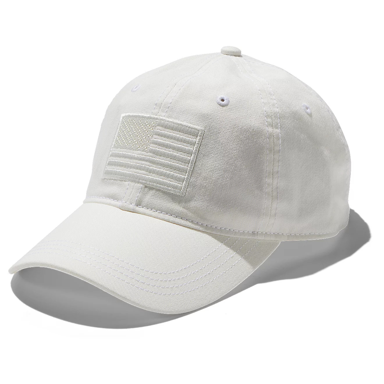 Academy Sports + Outdoors Men's Tonal American Flag Solid Twill Hat | Academy Sports + Outdoors