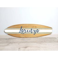 Decorative Surf Board Decor Wall Art Plaque Personalized Name Sign | Etsy (US)